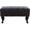 ΤΑΜΠΟΥΡΕ ΥΠΟΠΟΔΙΟ T.CHESTERFIELD EMMA HM226.01 PU 80x44x39Y εκ.ΣΚ.ΚΑΦΕ