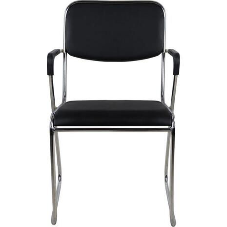 ΚΑΡΕΚΛΑ MACHA ΜΕ ΜΠΡΑΤΣΑ HM1020.01 ΜΑΥΡΗ 48x52x81 cm