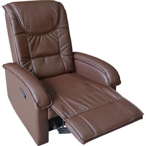 ΠΟΛΥΘΡΟΝΑ ΜΕ ΜΗΧΑΝΙΣΜΟ MASSAGE ROCCA HM0026.03 PU ΚΑΦΕ ΣΚΟΥΡΟ 80x96x97 εκ.