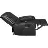 ΠΟΛΥΘΡΟΝΑ RELAX ΜΕ ΜΗΧΑΝΙΣΜΟ MASSAGE ROCCA HM0026.01 PU ΜΑΥΡΟ 88x90x80 εκ.