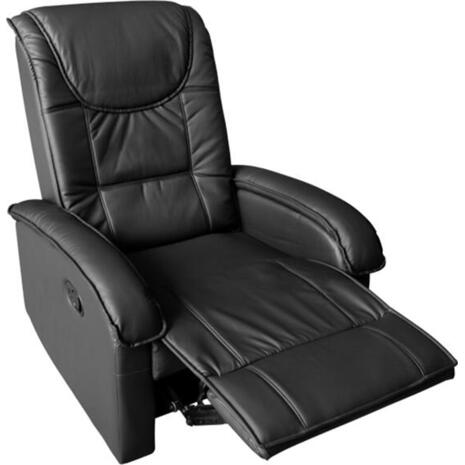ΠΟΛΥΘΡΟΝΑ RELAX ΜΕ ΜΗΧΑΝΙΣΜΟ MASSAGE ROCCA HM0026.01 PU ΜΑΥΡΟ 88x90x80 εκ.
