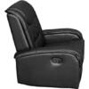 ΠΟΛΥΘΡΟΝΑ RELAX ΜΕ ΜΗΧΑΝΙΣΜΟ MASSAGE ROCCA HM0026.01 PU ΜΑΥΡΟ 88x90x80 εκ.