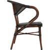 ΠΟΛΥΘΡΟΝΑ ΑΛΟΥΜΙΝΙΟΥ CLAY BAMBOO LOOK ΚΑΦΕ ΜΕ TEXTLINE HM5025 60,5x59x81Υ