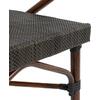 ΠΟΛΥΘΡΟΝΑ ΑΛΟΥΜΙΝΙΟΥ CLAY BAMBOO LOOK ΚΑΦΕ ΜΕ TEXTLINE HM5025 60,5x59x81Υ