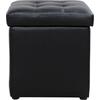 ΣΚΑΜΠΩ ΜΕ ΑΠΟΘΗΚΕΥΤΙΚΟ ΧΩΡΟ PU ΜΑΥΡΟ CUBE HM224.01 38x38x36.5Υεκ.