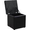ΣΚΑΜΠΩ ΜΕ ΑΠΟΘΗΚΕΥΤΙΚΟ ΧΩΡΟ PU ΜΑΥΡΟ CUBE HM224.01 38x38x36.5Υεκ.