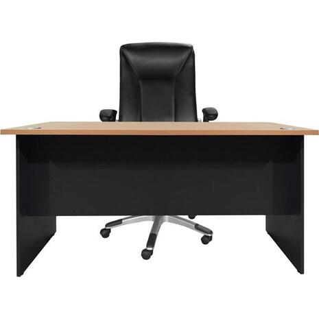 ΓΡΑΦΕΙΟ ΕΠΑΓΓΕΛΜΑΤΙΚΟ SIENNA 120x70x75Y-- HM2015.01 ΓΚΡΙ-ΟΞΙΑ