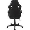 ΚΑΡΕΚΛΑ ΓΡΑΦΕΙΟΥ GAMING BUCKET HM1041.02 BUCKET ΜΑΥΡΟ PU+ΓΚΡΙ MESH  60x62x121-111 εκ.
