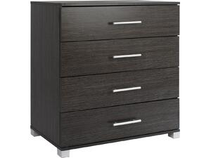 ΣΥΡΤΑΡΙΕΡΑ ΜΕΛΑΜΙΝΗΣ BRIANA HM2204.01 ME 4 ΣΥΡΤΑΡΙΑ ZEBRANO 75x40x83Υ εκ.