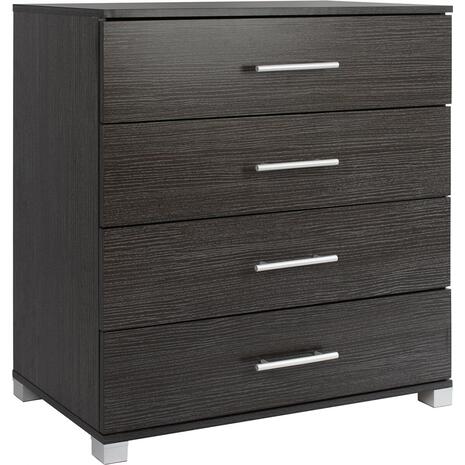 ΣΥΡΤΑΡΙΕΡΑ ΜΕΛΑΜΙΝΗΣ BRIANA HM2204.01 ME 4 ΣΥΡΤΑΡΙΑ ZEBRANO 75x40x83Υ εκ.