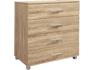 ΣΥΡΤΑΡΙΕΡΑ ΜΕΛΑΜΙΝΗΣ BRIANA HM2204.02 ME 4 ΣΥΡΤΑΡΙΑ SONAMA 75x40x83Y εκ.