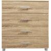 ΣΥΡΤΑΡΙΕΡΑ ΜΕΛΑΜΙΝΗΣ BRIANA HM2204.02 ME 4 ΣΥΡΤΑΡΙΑ SONAMA 75x40x83Y εκ.
