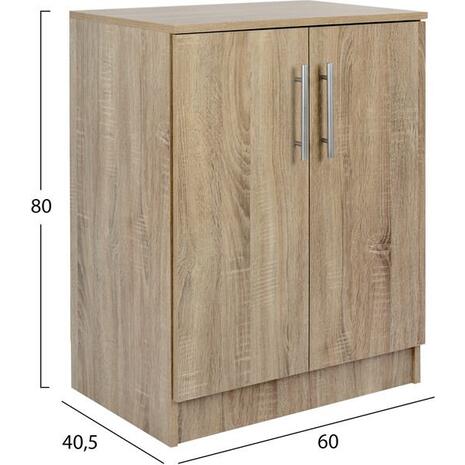 ΠΑΠΟΥΤΣΟΘΗΚΗ ΝΤΟΥΛΑΠΙ EMERIE HM2206.02 SONAMA 60X40,5X80 εκ.