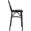 ΣΚΑΜΠΟ ΑΛΟΥΜΙΝΙΟΥ AZARIA HM5060 BAMBOO LOOK ΜΑΥΡΟ ΜΕ TEXTLINE 44x52x115Υεκ.