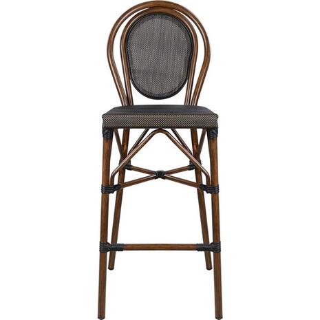 ΣΚΑΜΠΟ ΑΛΟΥΜΙΝΙΟΥ AZARIA HM5059 BAMBOO LOOK ΚΑΦΕ ΜΕ TEXTLINE 44x52x115Υεκ