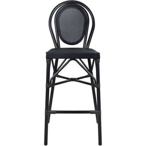ΣΚΑΜΠΟ ΑΛΟΥΜΙΝΙΟΥ AZARIA HM5060 BAMBOO LOOK ΜΑΥΡΟ ΜΕ TEXTLINE 44x52x115Υεκ.