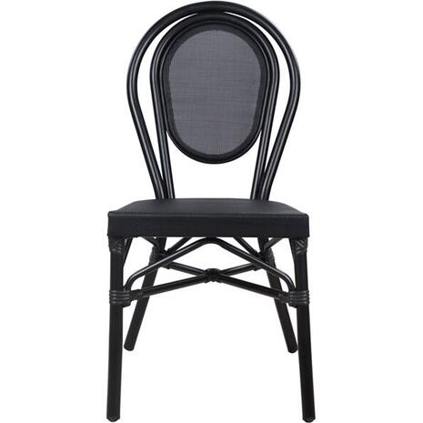 ΚΑΡΕΚΛΑ ΑΛΟΥΜΙΝΙΟΥ TRENT BAMBOO LOOK ΜΕ TEXTLINE 45x57x88 εκ. HM5052