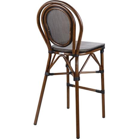 ΣΚΑΜΠΟ ΑΛΟΥΜΙΝΙΟΥ AZARIA HM5059 BAMBOO LOOK ΚΑΦΕ ΜΕ TEXTLINE 44x52x115Υεκ
