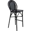 ΣΚΑΜΠΟ ΑΛΟΥΜΙΝΙΟΥ AZARIA HM5060 BAMBOO LOOK ΜΑΥΡΟ ΜΕ TEXTLINE 44x52x115Υεκ.