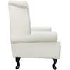 ΠΟΛΥΘΡΟΝΑ-ΜΠΕΡΖΕΡΑ T.CHESTERFIELD POLINA HM0053.02 PU ΛΕΥΚΟ ΜΑΤ 83x75x107Yεκ. (Λευκό)