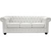ΚΑΝΑΠΕΣ 3ΘΕΣΙΟΣ T.CHESTERFIELD HM3009.02 ΤΕΧΝΟΔΕΡΜΑ ΛΕΥΚΟ ΜΑΤ 208x90x73 εκ.
