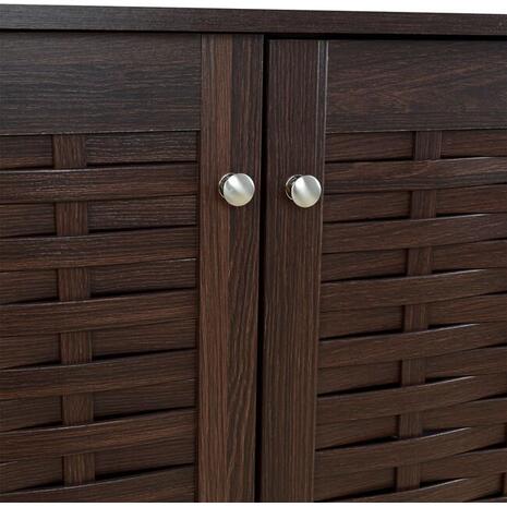 ΠΑΠΟΥΤΣΟΘΗΚΗ-ΝΤΟΥΛΑΠΙ ΞΥΛΙΝΗ CASSIOPE HM2208.01 WENGE 77Χ34Χ67.5Υεκ.