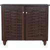 ΠΑΠΟΥΤΣΟΘΗΚΗ-ΝΤΟΥΛΑΠΙ ΞΥΛΙΝΗ CASSIOPE HM2208.01 WENGE 77Χ34Χ67.5Υεκ.