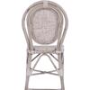 ΣΚΑΜΠΩ ΑΛΟΥΜΙΝΙΟΥ BAMBOO LOOK ΠΑΤΙΝΑ ΛΕΥΚΟ ΜΕ TEXTLINE HM5110 41x52x116 εκ.