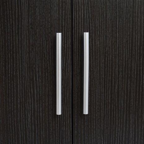 ΒΙΒΛΙΟΘΗΚΗ ΜΕΛΑΜΙΝΗΣ ENSLEY HM2027.01 ZEBRANO 60X30X180 εκ.