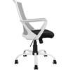ΚΑΡΕΚΛΑ ΓΡΑΦΕΙΟΥ MALFOI HM1053.21 ΓΚΡΙ MESH & ΠΟΔΙ ΜΕΤΑΛΛΙΚΟ 58x59x103Υεκ (Γκρι)