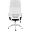 ΚΑΡΕΚΛΑ ΓΡΑΦΕΙΟΥ ANIVIA HM1054.01 ΜΑΥΡO & ΠΟΔΙ ΛΕΥΚΟ 64x61x126 εκ.
