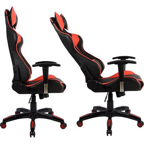 ΠΟΛΥΘΡΟΝΑ GAMING ZAYN HM1056.01 ΜΑΥΡΟ-ΚΟΚΚΙΝΟ PU 67x70x134 εκ.