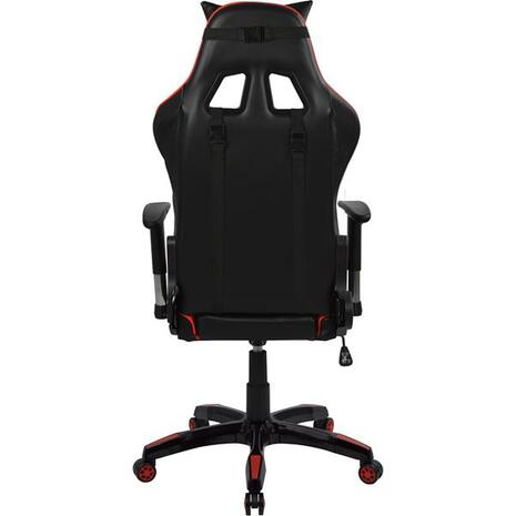 ΠΟΛΥΘΡΟΝΑ GAMING ZAYN HM1056.01 ΜΑΥΡΟ-ΚΟΚΚΙΝΟ PU 67x70x134 εκ.