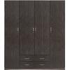 ΝΤΟΥΛΑΠΑ 4ΦΥΛΛΗ ΜΕ 2 ΣΥΡΤΑΡΙΑ AZALEA 200x55.5x180Υ εκ. HM353.01 ZEBRANO