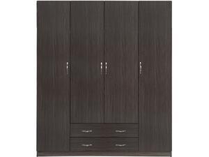 ΝΤΟΥΛΑΠΑ 4ΦΥΛΛΗ ΜΕ 2 ΣΥΡΤΑΡΙΑ AZALEA 200x55.5x180Υ εκ. HM353.01 ZEBRANO