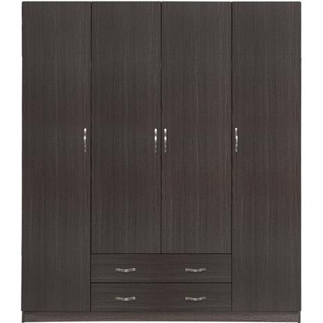 ΝΤΟΥΛΑΠΑ 4ΦΥΛΛΗ ΜΕ 2 ΣΥΡΤΑΡΙΑ AZALEA 200x55.5x180Υ εκ. HM353.01 ZEBRANO