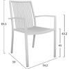 ΠΟΛΥΘΡΟΝΑ ΑΛΟΥΜΙΝΙΟΥ BRONCA HM5130.01 ΛΕΥΚΗ 54,2x59x83,5Υεκ.