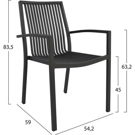 ΠΟΛΥΘΡΟΝΑ ΑΛΟΥΜΙΝΙΟΥ BRONCA HM5130.02 ΓΚΡΙ 54,2x59x83,5Υεκ.