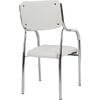 ΚΑΡΕΚΛΑ ΓΡΑΦΕΙΟΥ ΕΠΙΣΚΕΠΤΟΥ OBERON HM1018.02 ΑΣΠΡΟ PU 51x52x88Yεκ.