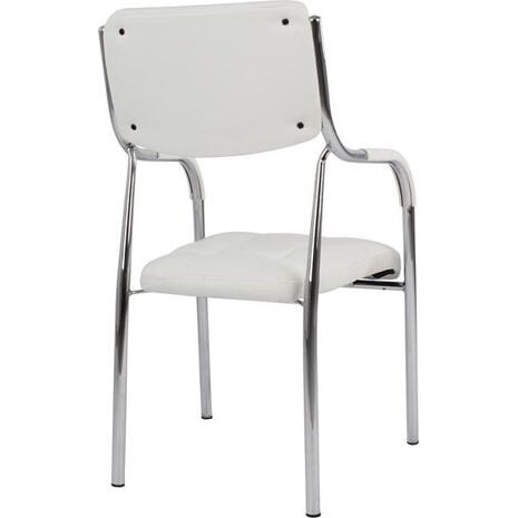 ΚΑΡΕΚΛΑ ΓΡΑΦΕΙΟΥ ΕΠΙΣΚΕΠΤΟΥ OBERON HM1018.02 ΑΣΠΡΟ PU 51x52x88Yεκ.