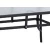 ΤΡΑΠΕΖΙ BRUNO 150X90Χ72Υεκ. ΓΚΡΙ ΜΕΤΑΛΛΙΚΟ ΜΕ ΓΥΑΛΙΝΗ ΕΠΙΦΑΝΕΙΑ HM5145.01