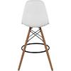 ΣΚΑΜΠΟ ΜΠΑΡ RENATA HM0173.01 ΛΕΥΚΟ 58x56x107Υ εκ. (σετ 4 τεμαχίων)