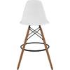 ΣΚΑΜΠΟ ΜΠΑΡ RENATA HM0173.01 ΛΕΥΚΟ 58x56x107Υ εκ. (σετ 4 τεμαχίων)