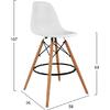 ΣΚΑΜΠΟ ΜΠΑΡ RENATA HM0173.01 ΛΕΥΚΟ 58x56x107Υ εκ. (σετ 4 τεμαχίων)