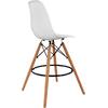 ΣΚΑΜΠΟ ΜΠΑΡ RENATA HM0173.01 ΛΕΥΚΟ 58x56x107Υ εκ. (σετ 4 τεμαχίων)