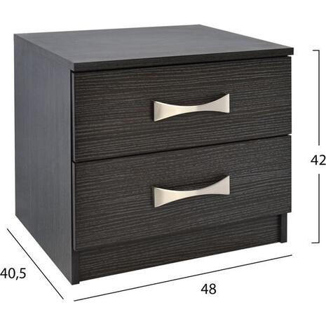 ΚΟΜΟΔΙΝΟ ΜΕ 2 ΣΥΡΤΑΡΙΑ ΚΑΙ ΧΕΡΟΥΛΙ ASHLYN HM2235.01 ZEBRANO 48x40x42Yεκ.