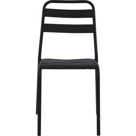 ΚΑΡΕΚΛΑ ΜΕΤΑΛΛΙΚΗ ΜΑΥΡΗ JASON HM5177.01 43x50x86cm