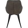 ΠΟΛΥΘΡΟΝΑ MANDO HM8006.10 ΜΕ ΓΚΡΙ NUBUCK ΥΦΑΣΜΑ 60x60x84 εκ. (σετ 2 τεμαχίων) (Γκρι)
