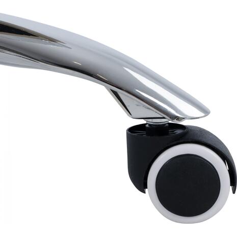 ΚΑΡΕΚΛΑ ΓΡΑΦΕΙΟΥ SHASHI HM1093.01 ΜΑΥΡΟ PU 63x80x118-126Υ (Μαύρο)