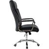 ΚΑΡΕΚΛΑ ΓΡΑΦΕΙΟΥ SHASHI HM1093.01 ΜΑΥΡΟ PU 63x80x118-126Υ (Μαύρο)